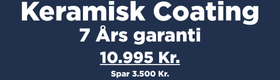 7 års keramisk coating pakketilbud